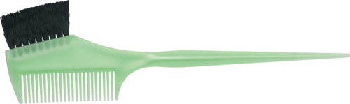 Tinting brush with comb DEWAL JPP049 green